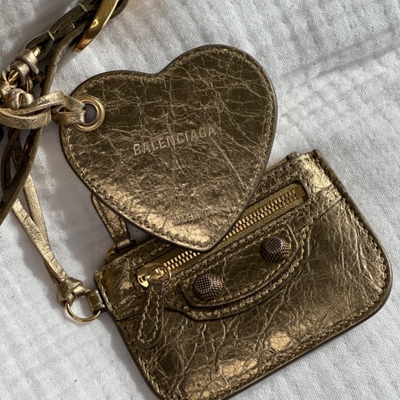 BALENCIAGA Cagole XS Studded Metallic Shoulder Bag - Picture 2 of 9